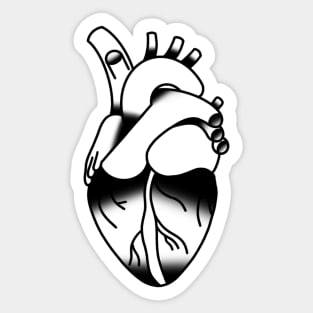 Human Heart Sticker